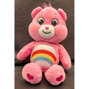 2020 Care Bears Basic Fun Plush 10"  Cheer Bear Preowned